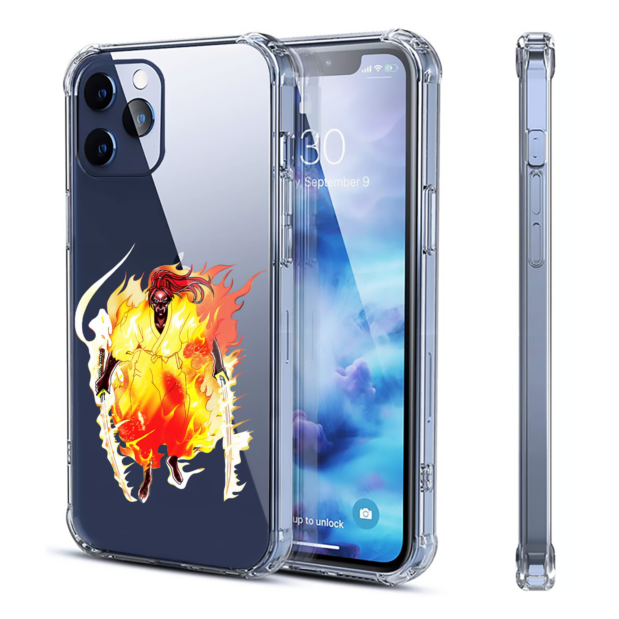 （画像用） 遊☆戯☆王 Yu-Gi-Oh! 【iPhone 12シリーズ対応】透明スマホケース（クリアソフトケース）
